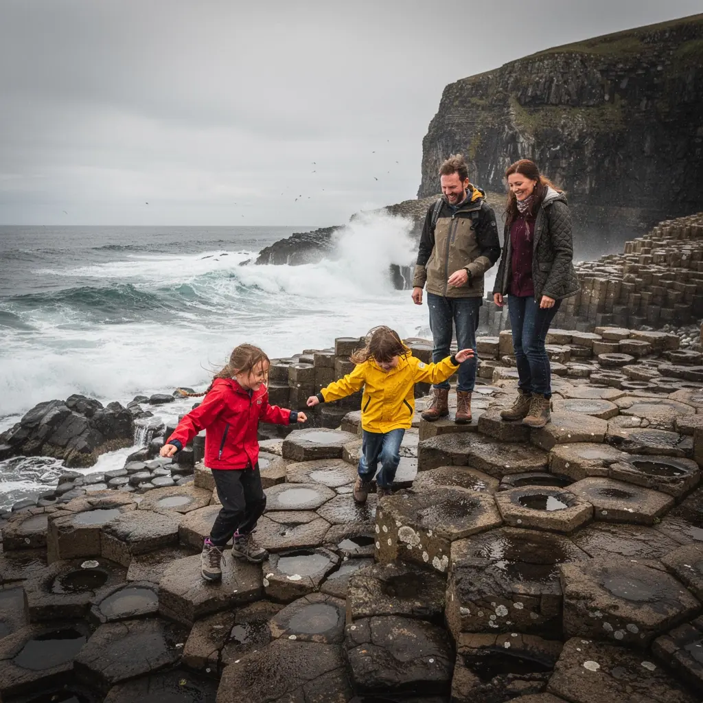 A cozy pub scene in Dublin, with patrons enjoying traditional Irish music and local craft beers.